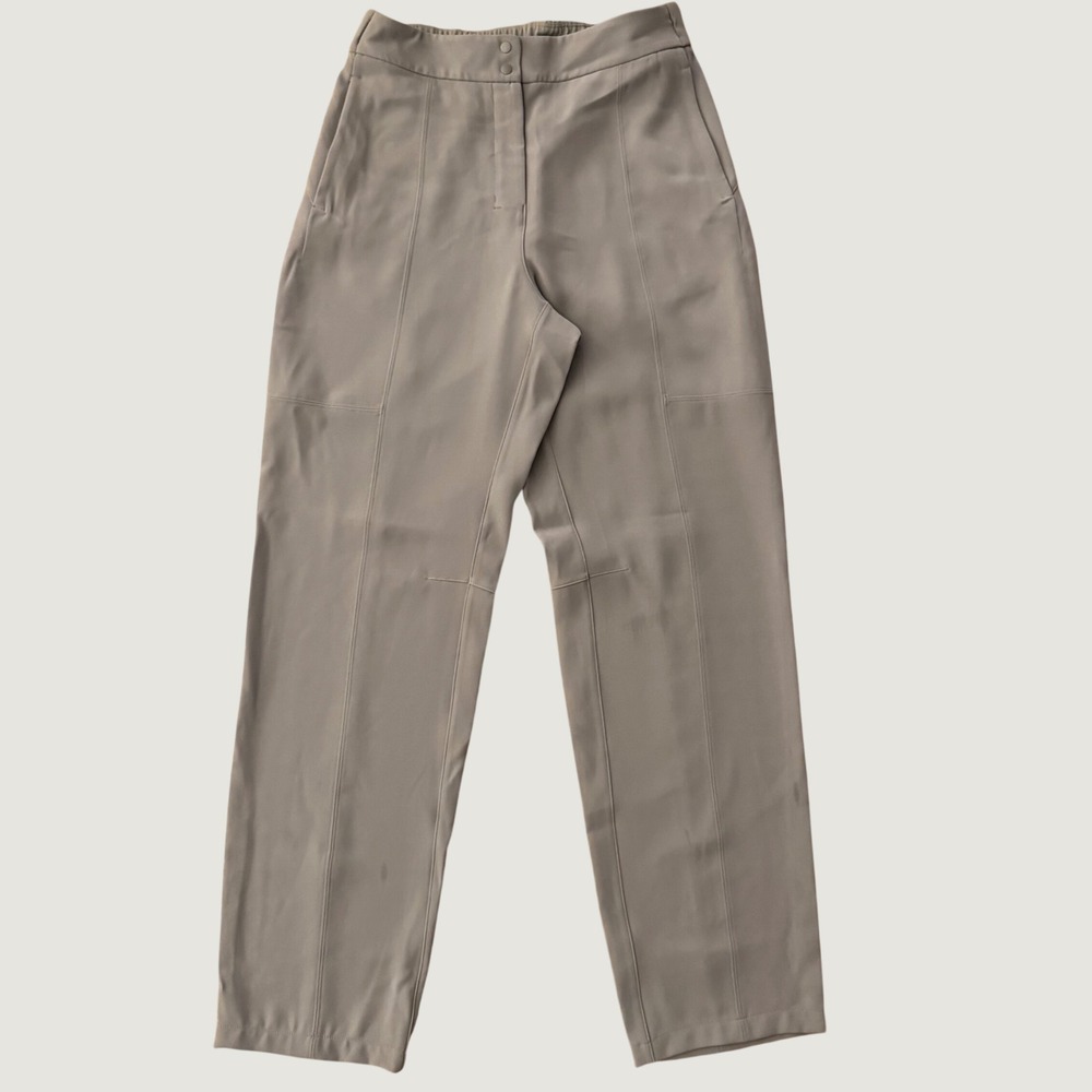 Lululemon Dynamic Days Pant Woven High Rise Straight Leg Trouser Sage Size 25